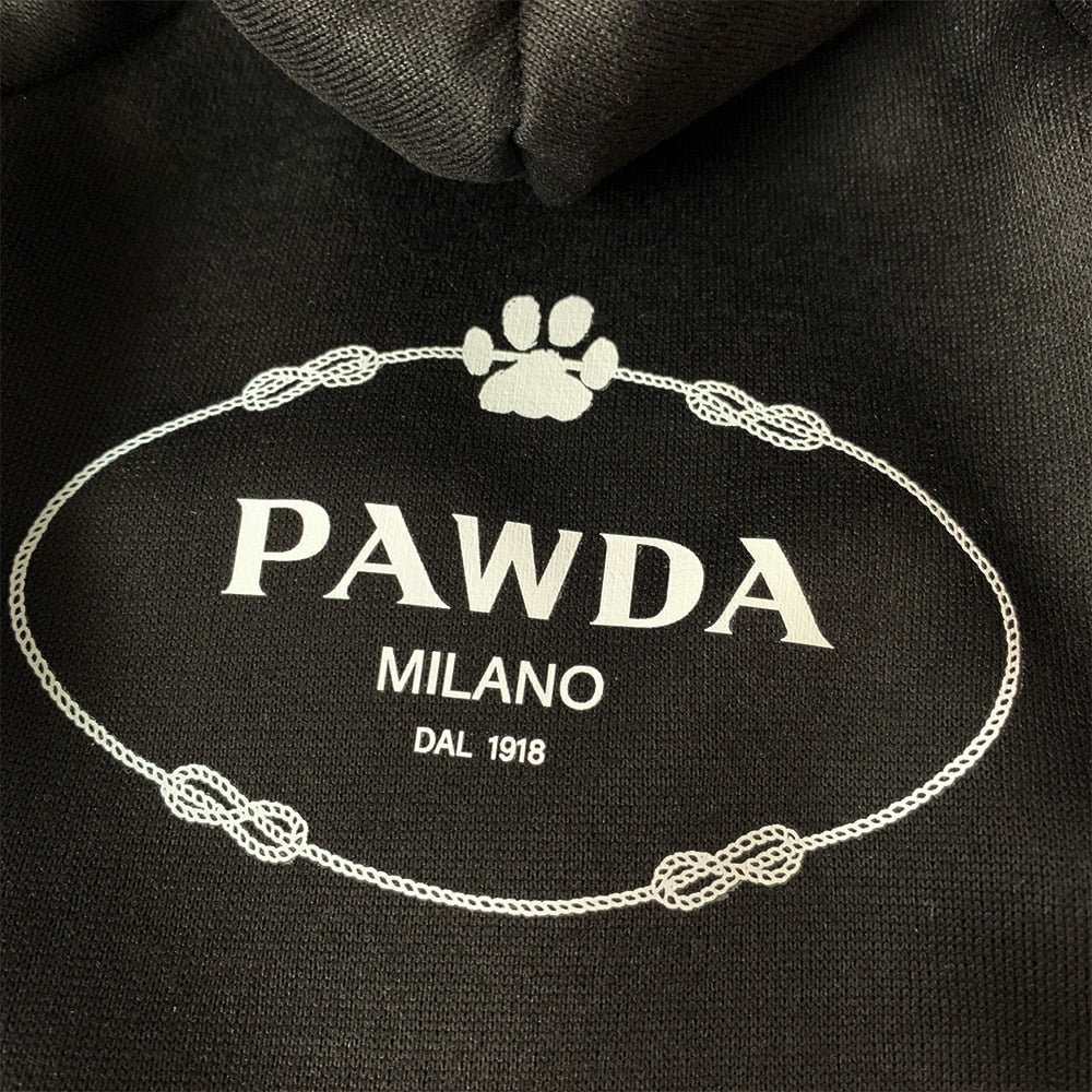 Pawda Fleece Lined Doggie Hoodie