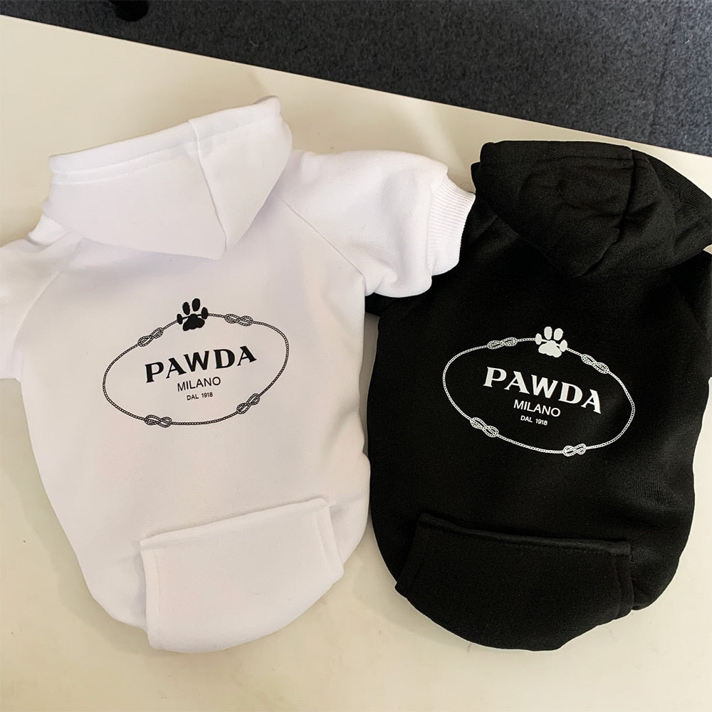 Pawda Fleece Lined Doggie Hoodie