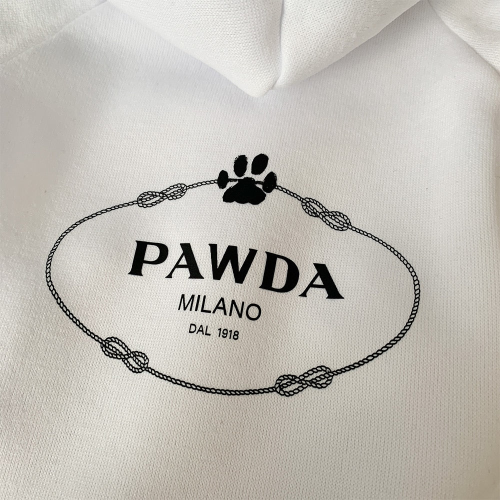 Pawda Fleece Lined Doggie Hoodie